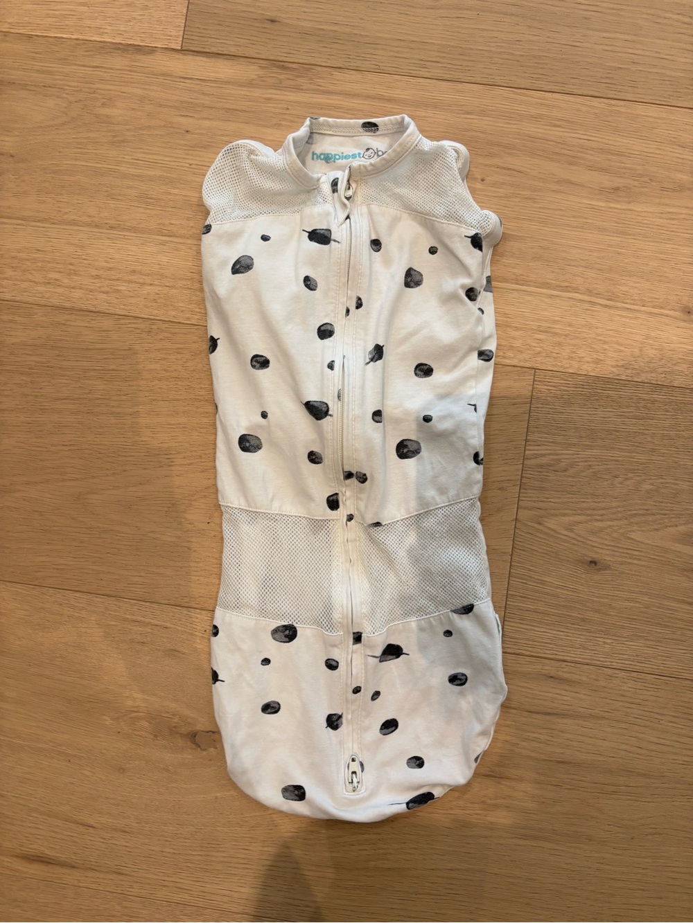 Happiest Baby White & Black Dot Sleep Sack Swaddle for Kids